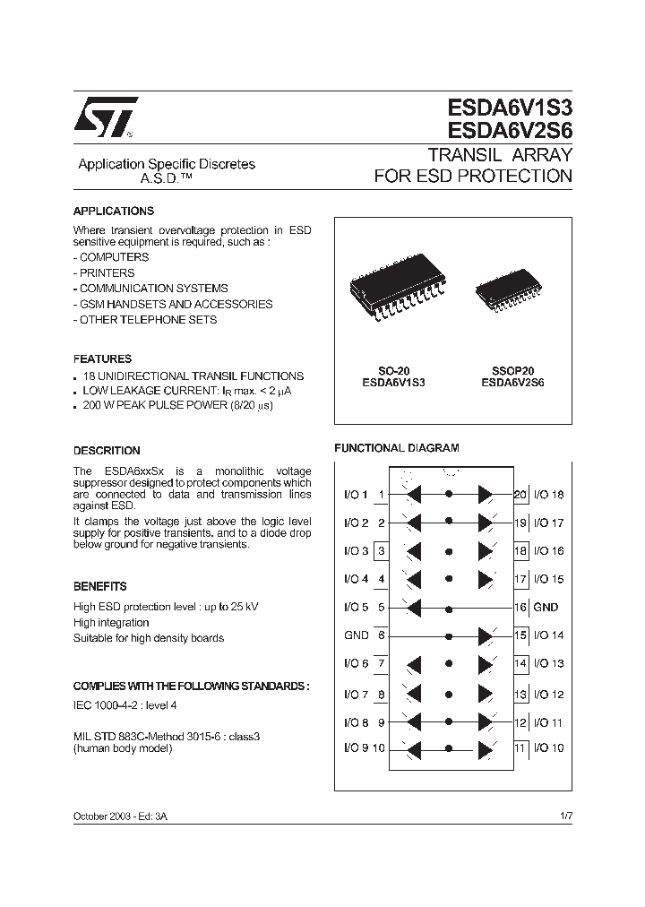ESDA6V1S3RL_8525047.PDF Datasheet