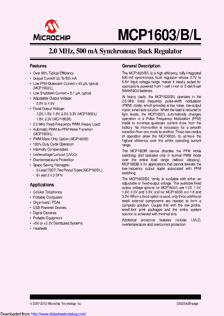 MCP1603T-ADJIMC_8525557.PDF Datasheet