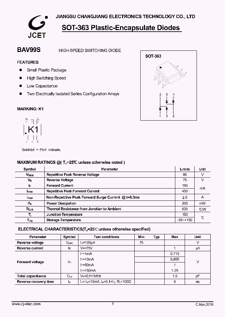 BAV99S_8527004.PDF Datasheet