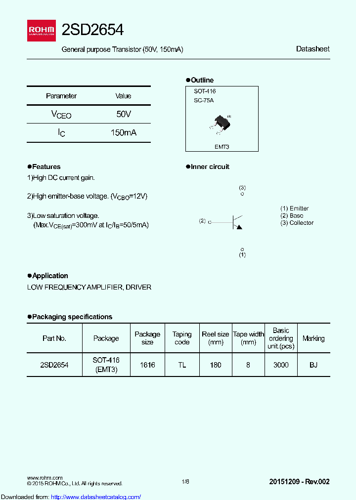 2SD2654TL_8527500.PDF Datasheet