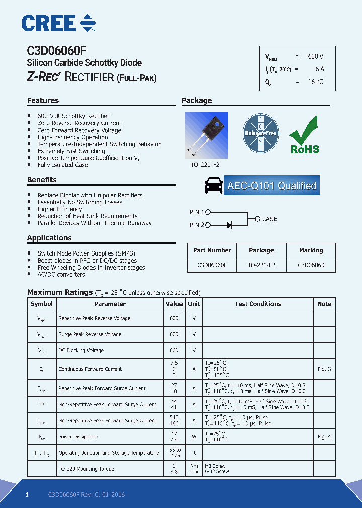 C3D06060F-16_8528188.PDF Datasheet