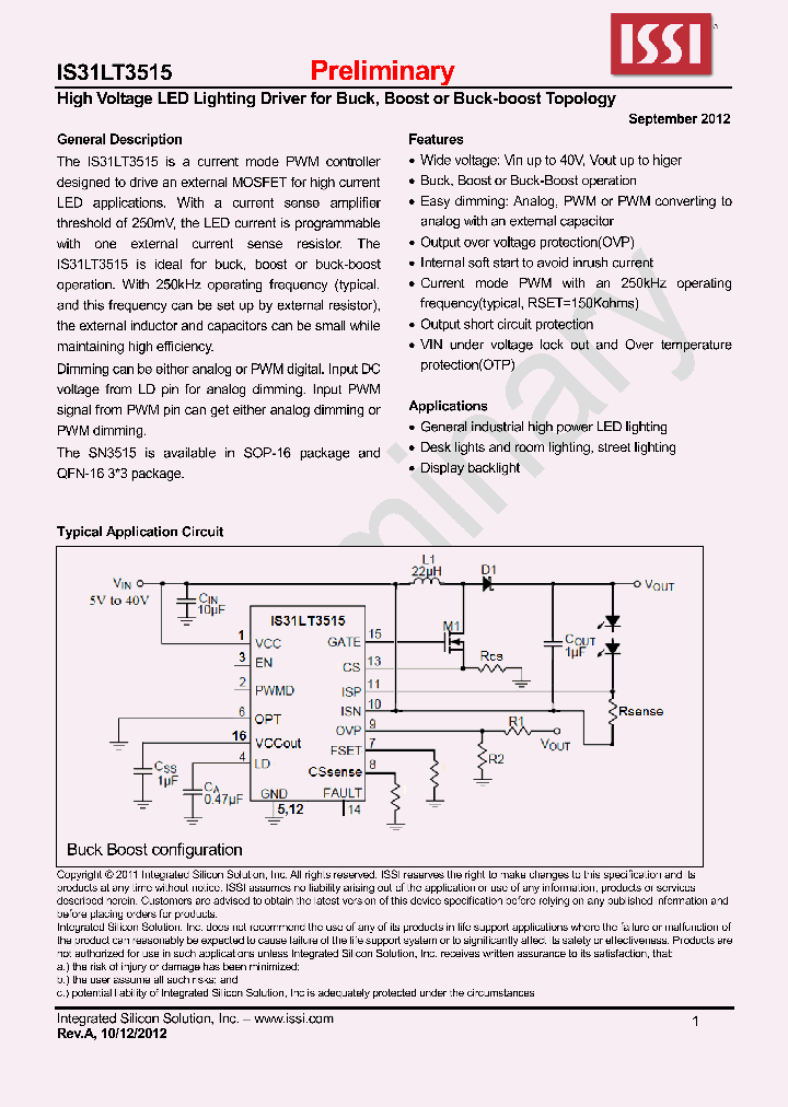 IS31LT3515_8528287.PDF Datasheet