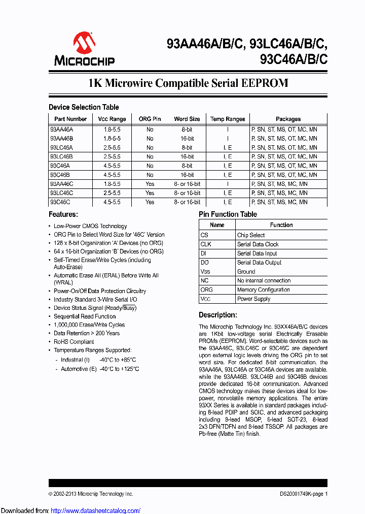 93C46BX-ESNRVA_8530623.PDF Datasheet