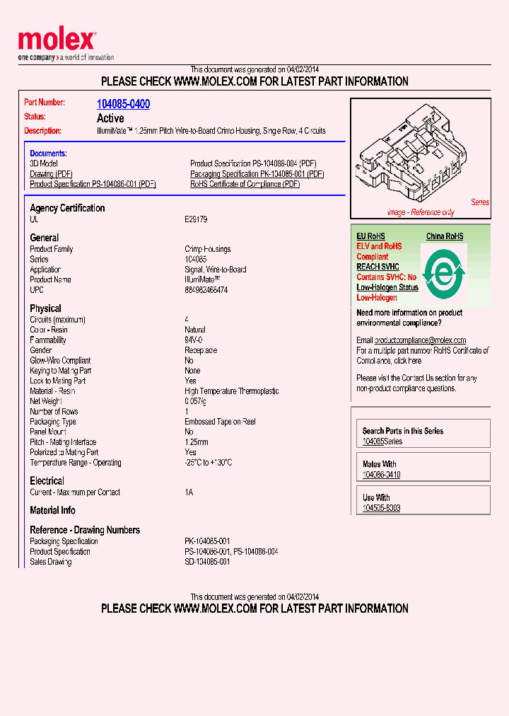 104085-0400_8530918.PDF Datasheet