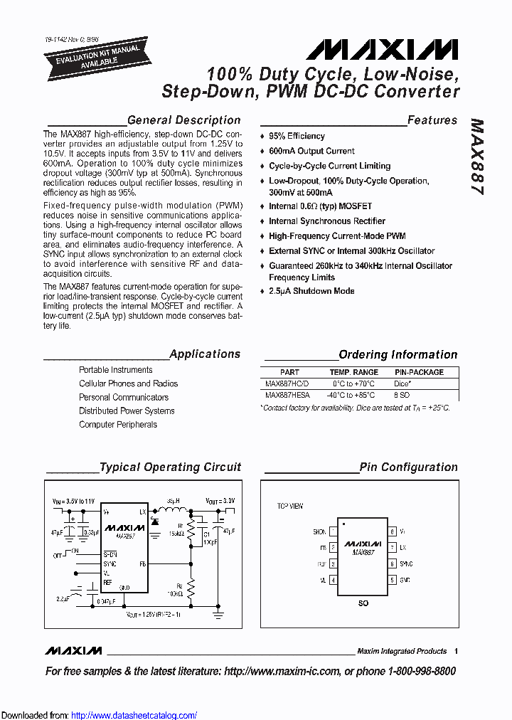 MAX887HESAT_8531563.PDF Datasheet