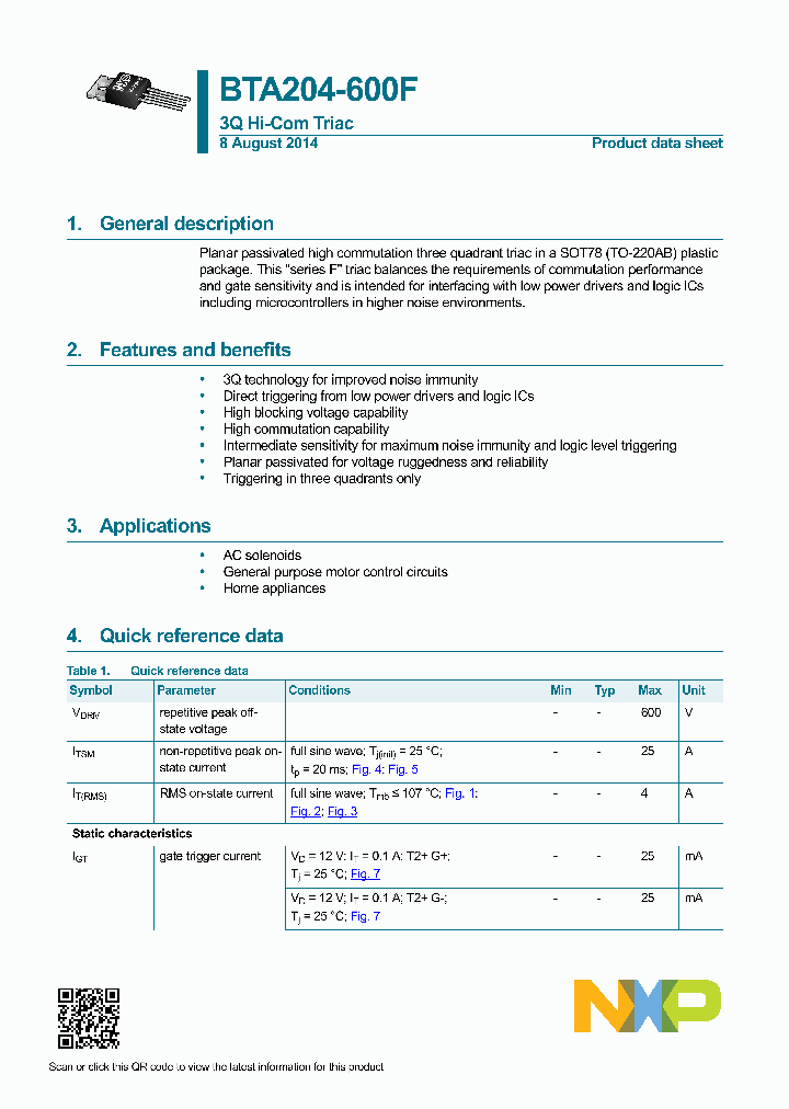 BTA204-600F_8533339.PDF Datasheet