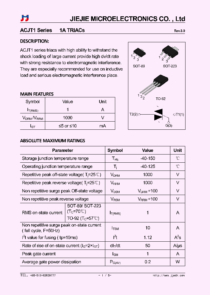 ACJT105-10U_8534453.PDF Datasheet