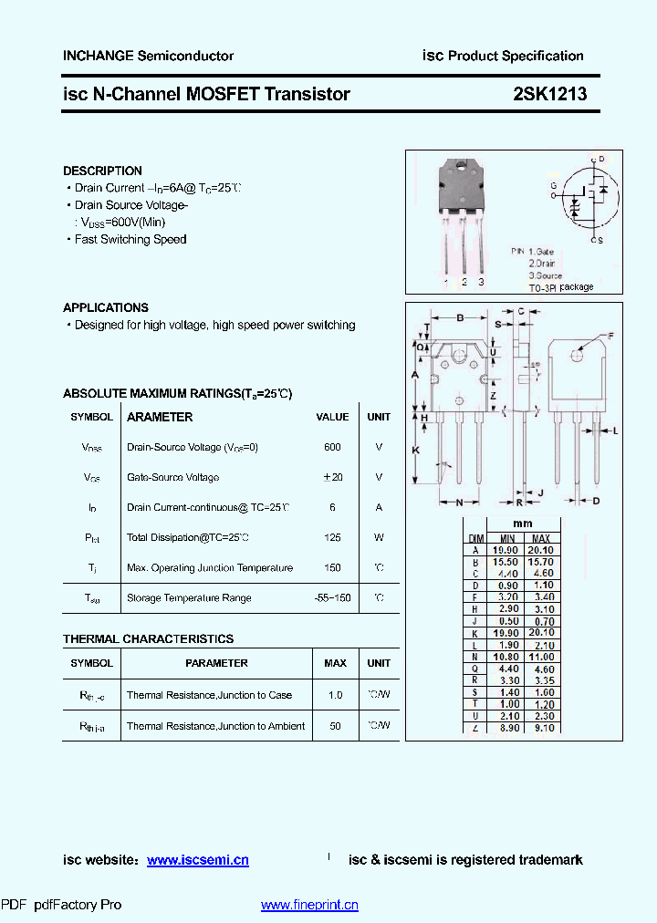 2SK1213_8535067.PDF Datasheet