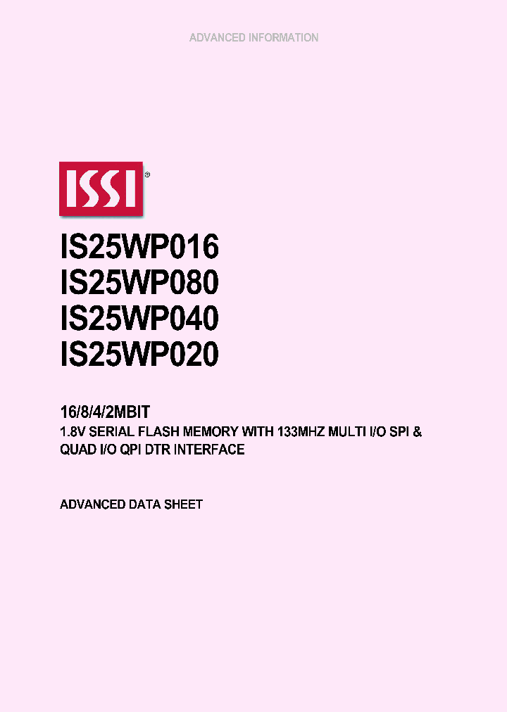 IS25WP016_8535604.PDF Datasheet
