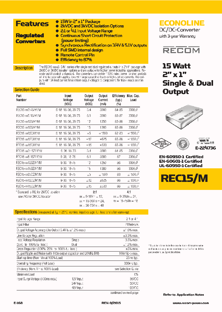REC15-4834SZH2M_8535725.PDF Datasheet