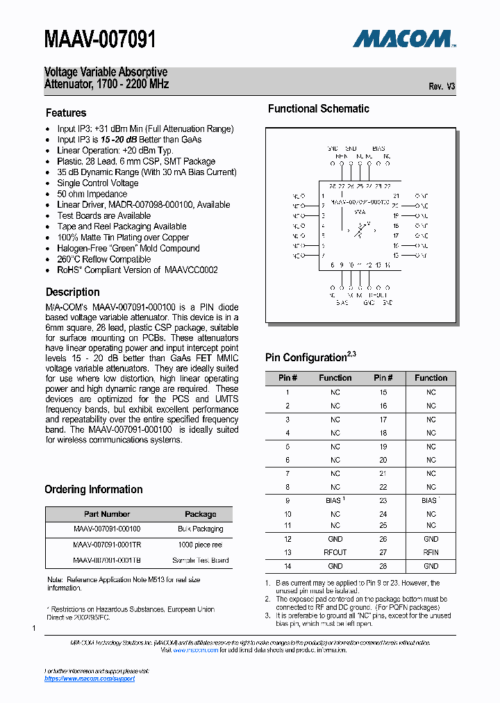 MAAV-007091-0001TR_8535851.PDF Datasheet