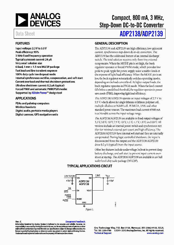 ADP2138ACBZ-10-R7_8536219.PDF Datasheet
