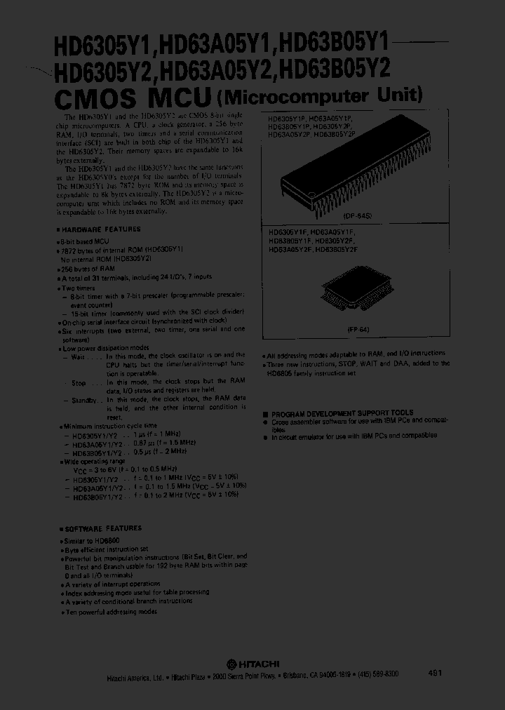 HD6305Y1P_8538409.PDF Datasheet