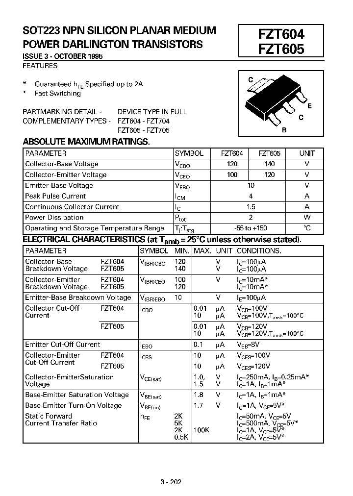 FZT604_8540144.PDF Datasheet