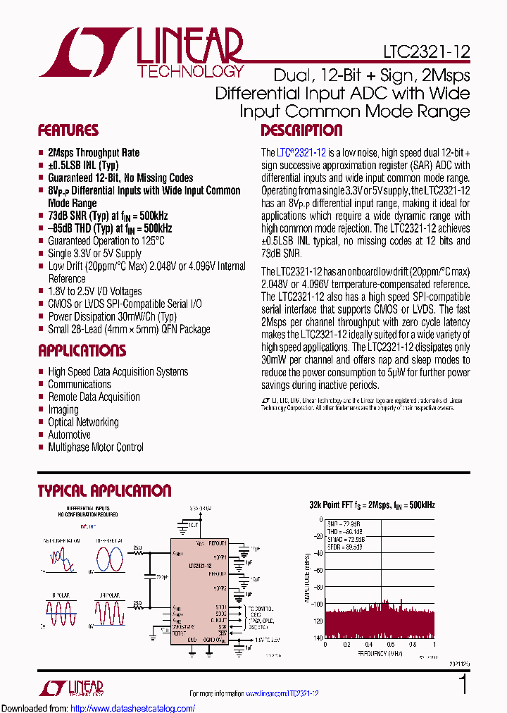 LTC2321HUFD-12PBF_8541660.PDF Datasheet