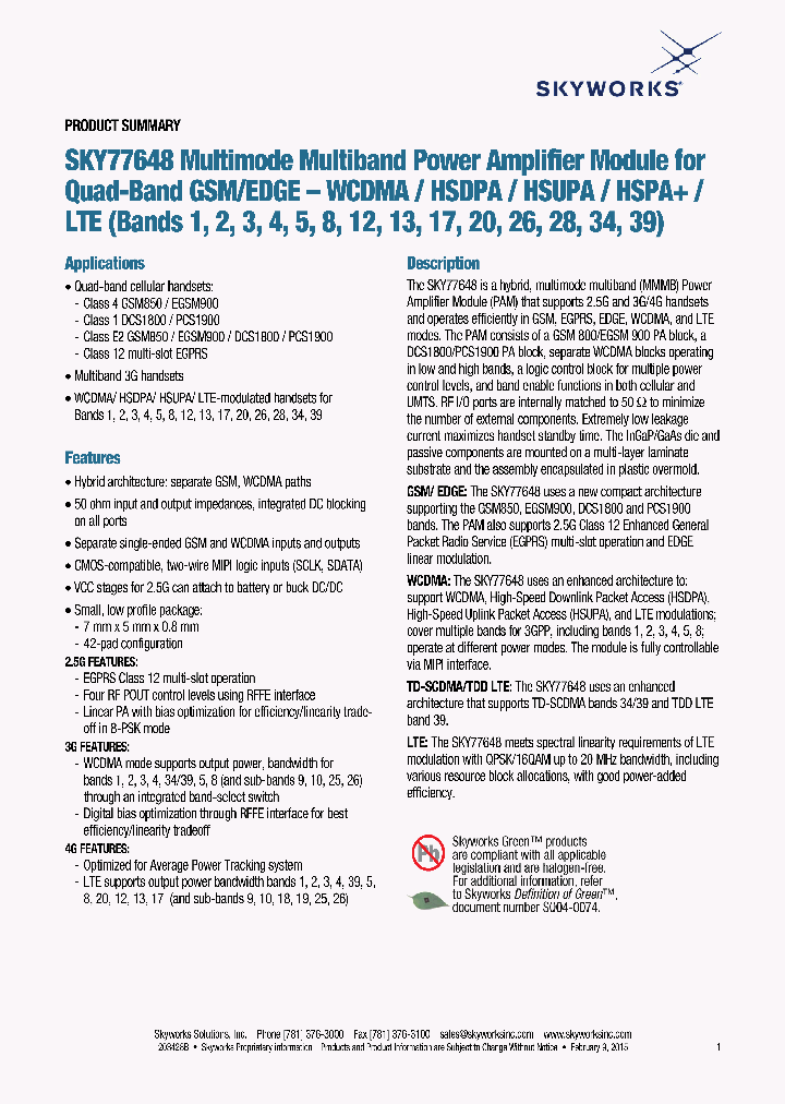 SKY77648_8541953.PDF Datasheet
