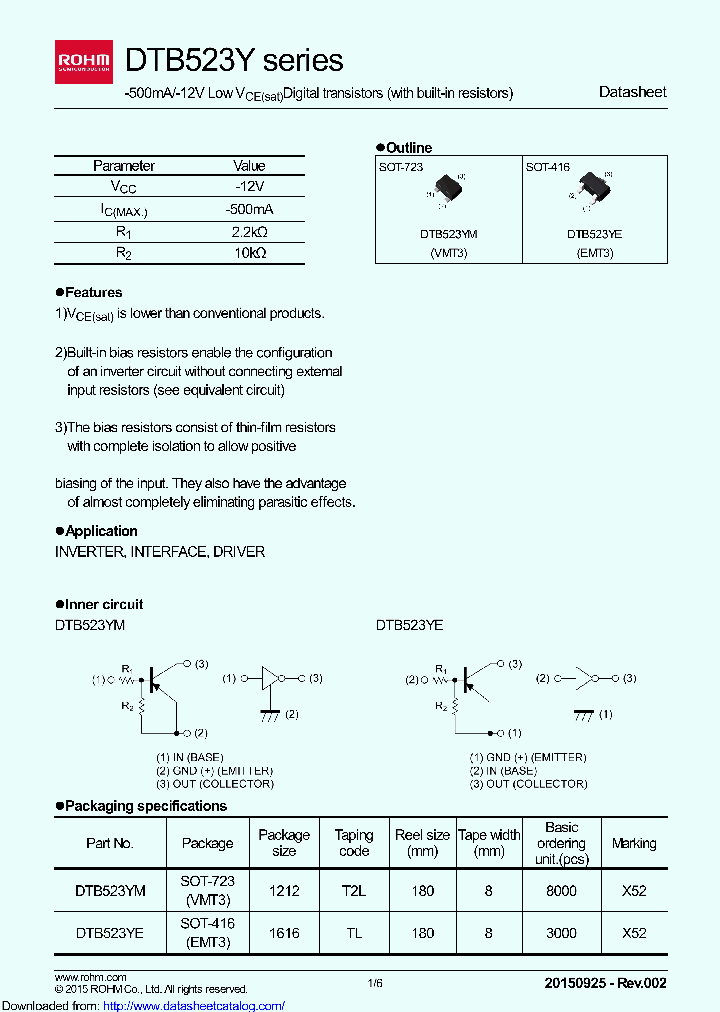 DTB523YETL_8543366.PDF Datasheet