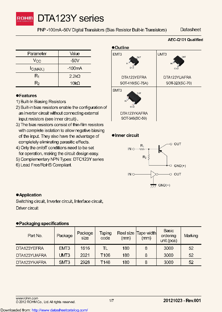 DTA123YEFRATL_8543363.PDF Datasheet