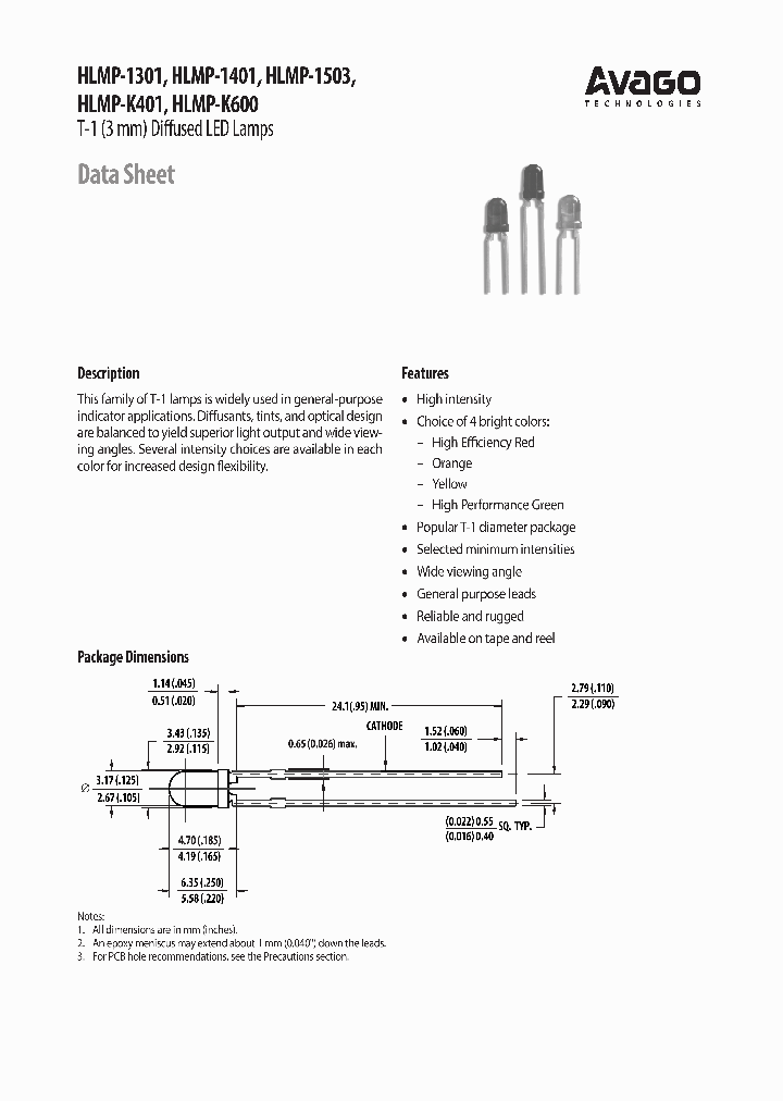 HLMP-K600_8543919.PDF Datasheet