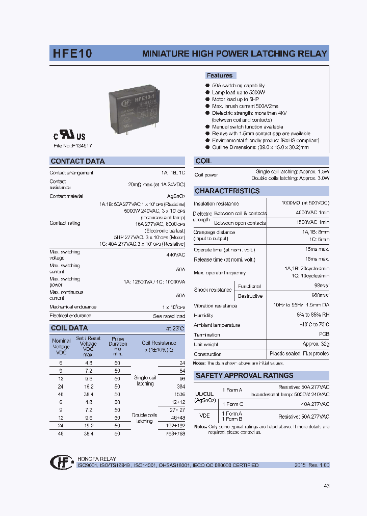 HFE10-124-D6ST-L1-R_8543869.PDF Datasheet