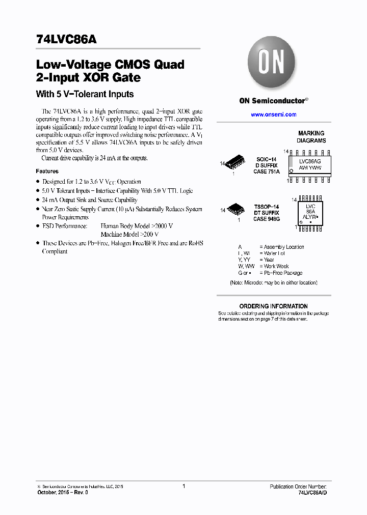74LVC86ADR2G_8544311.PDF Datasheet