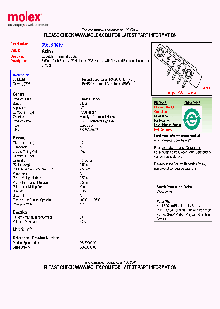 39506-1010_8544753.PDF Datasheet