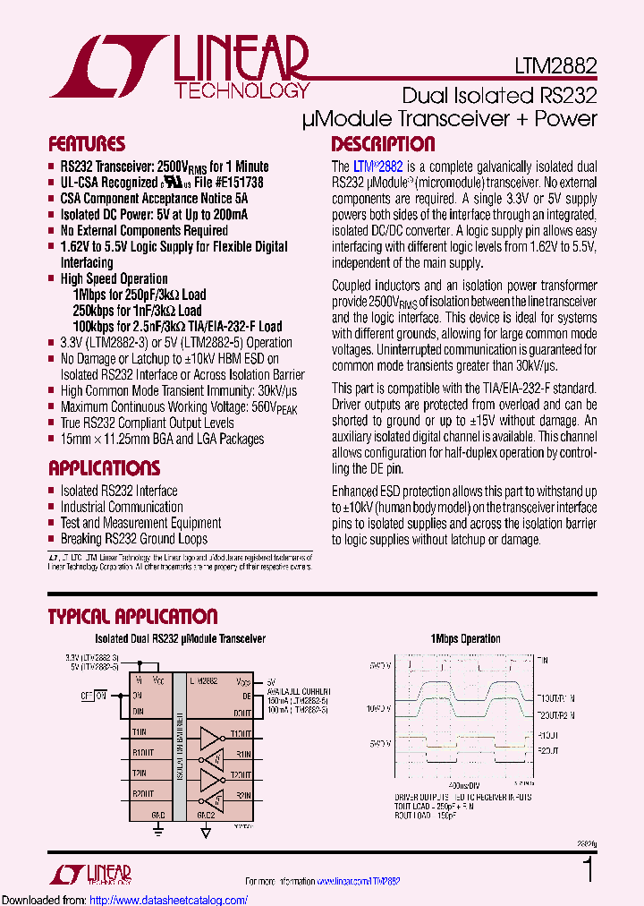 LTM2882CY-5PBF_8545349.PDF Datasheet
