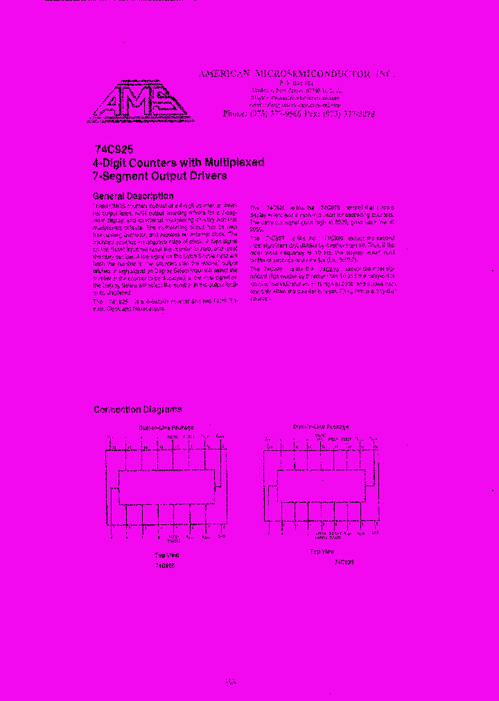 74C925_8546283.PDF Datasheet