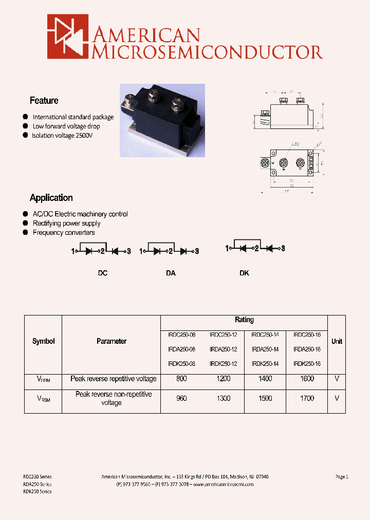 IRDC250-08IRDC250-14_8546318.PDF Datasheet