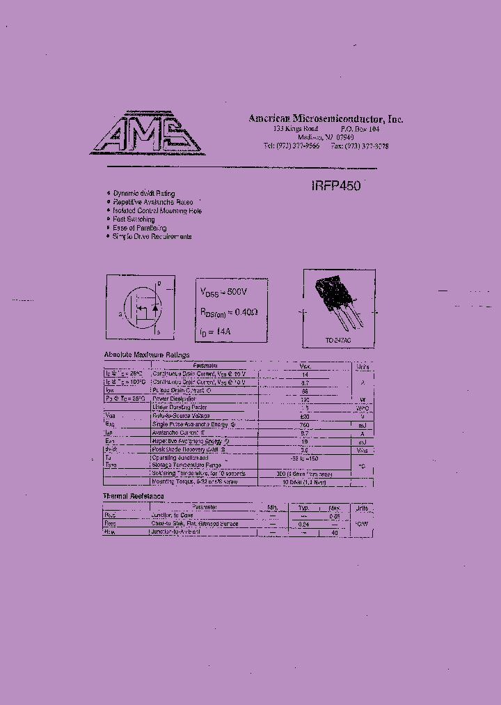 IRFP450_8546319.PDF Datasheet