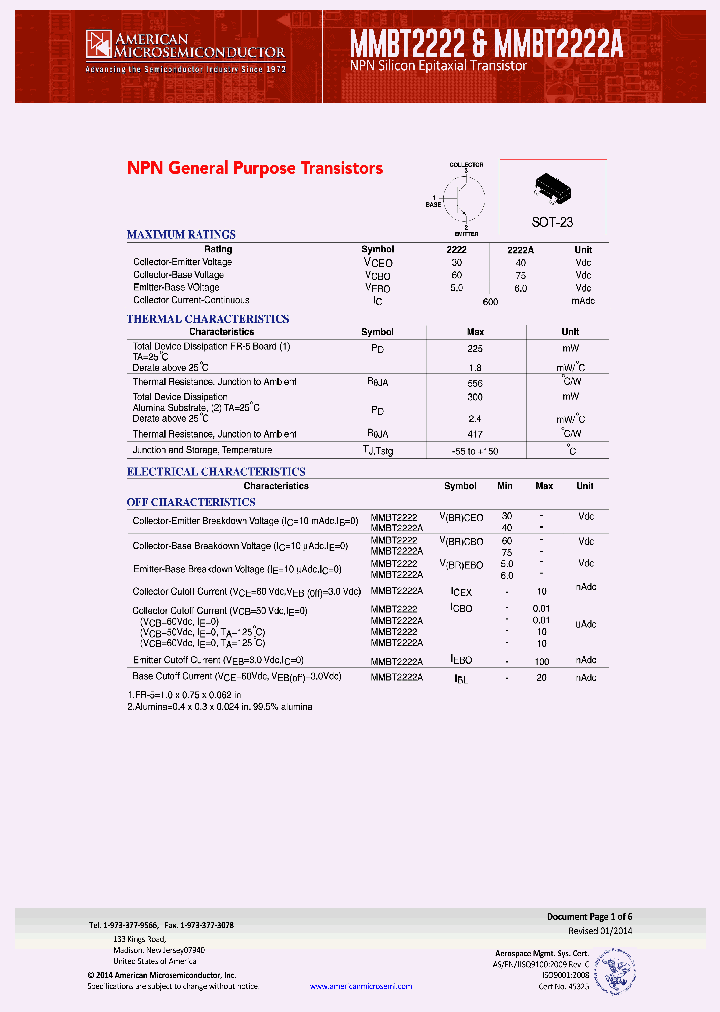 MMBT2222MMBT2222A_8546327.PDF Datasheet