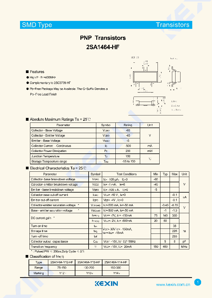 2SA1464-Y12-HF_8546475.PDF Datasheet