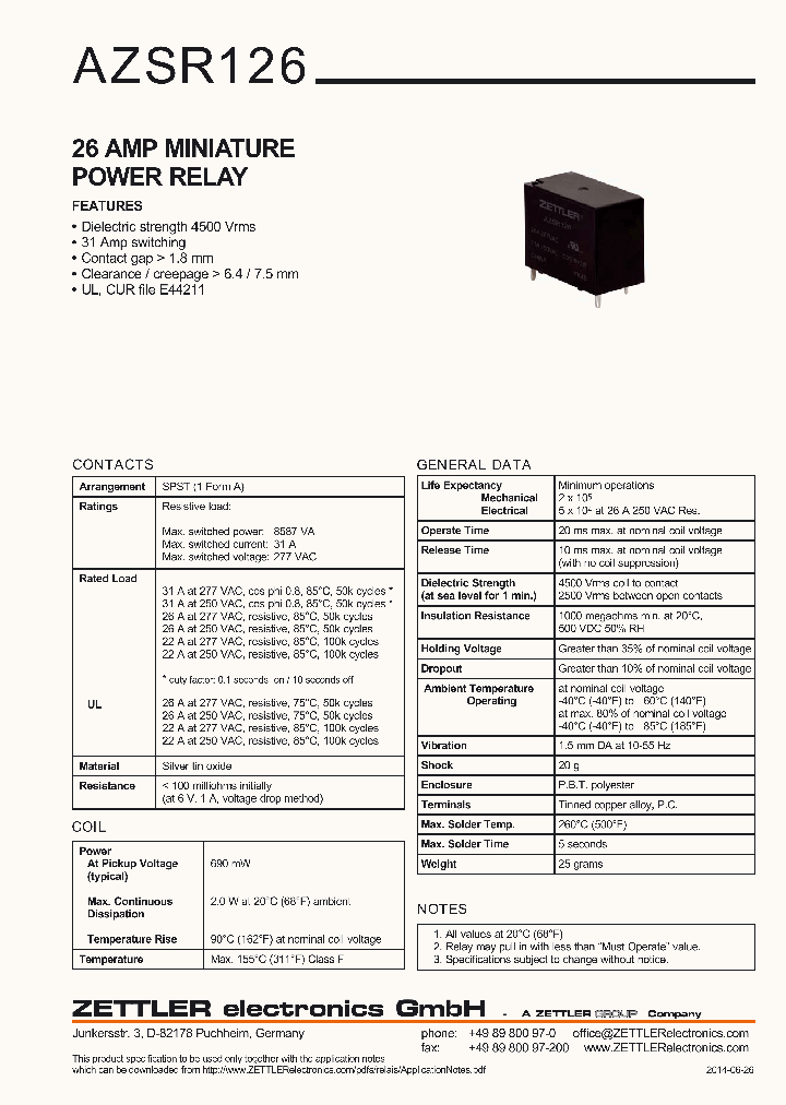 AZSR126-1AE-9D_8547361.PDF Datasheet