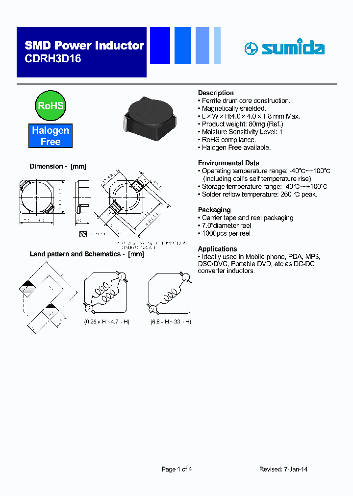 CDRH3D16NP-330NC_8547637.PDF Datasheet