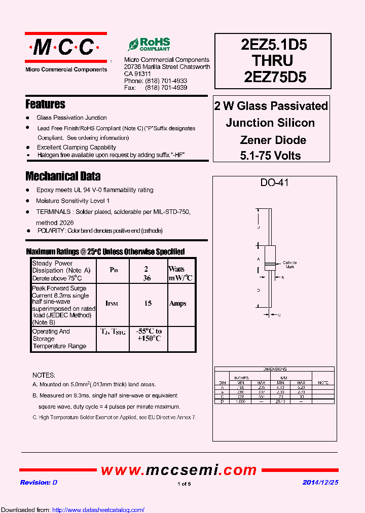2EZ27D5_8547580.PDF Datasheet