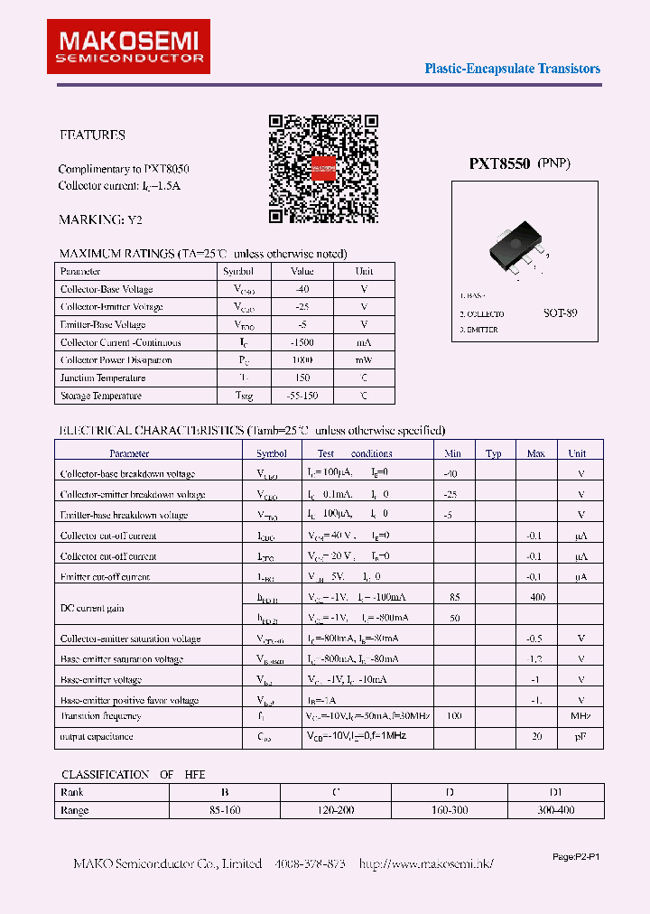 PXT8550_8549524.PDF Datasheet