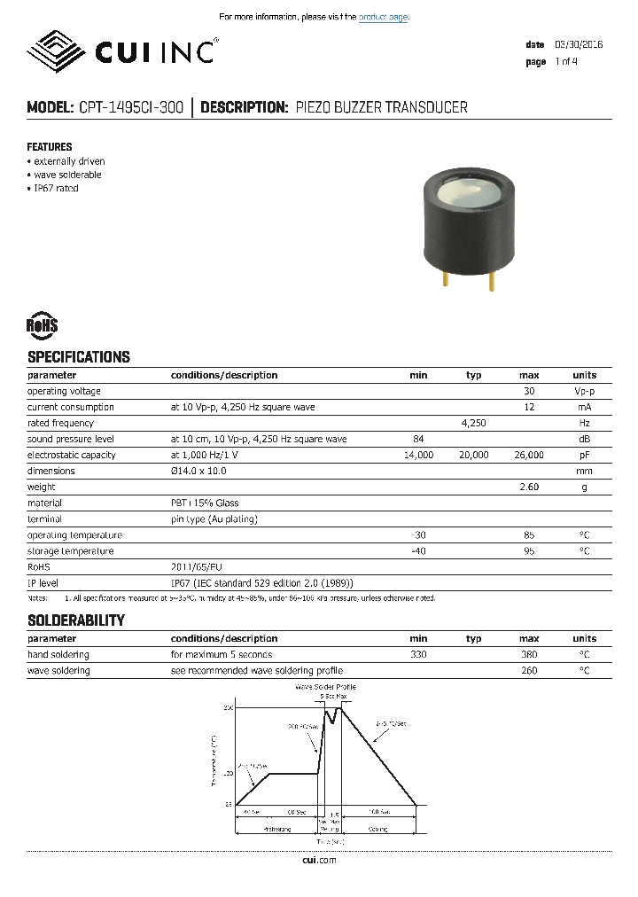 CPT-1495CI-300_8549579.PDF Datasheet