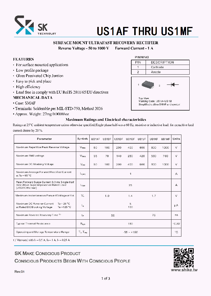 US1MF_8550172.PDF Datasheet