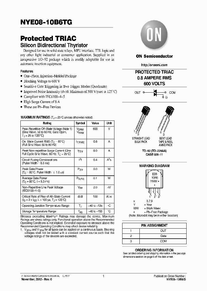 NYE08-10B6TG_8551686.PDF Datasheet