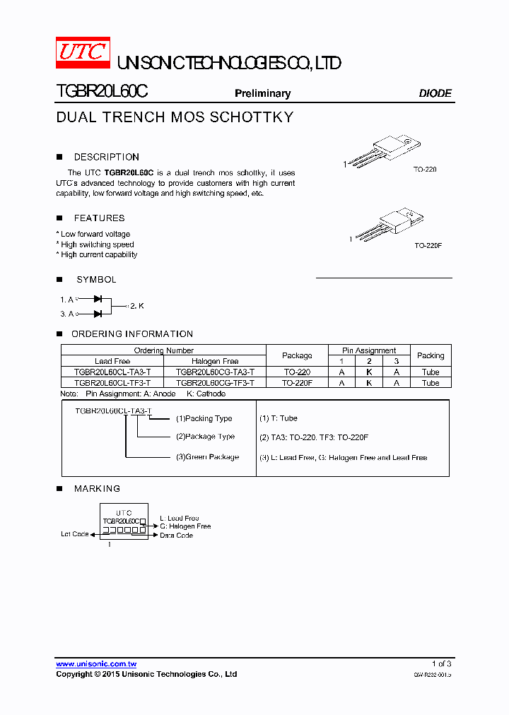 TGBR20L60CG-TA3-T_8552980.PDF Datasheet