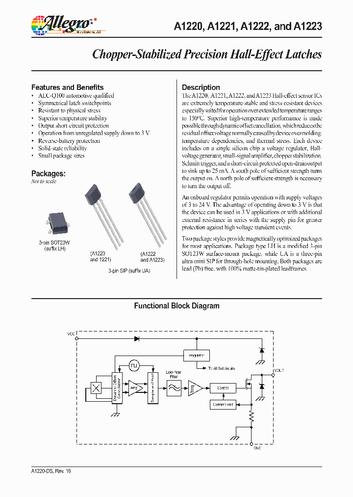A1220LLHLT-T2_8553995.PDF Datasheet