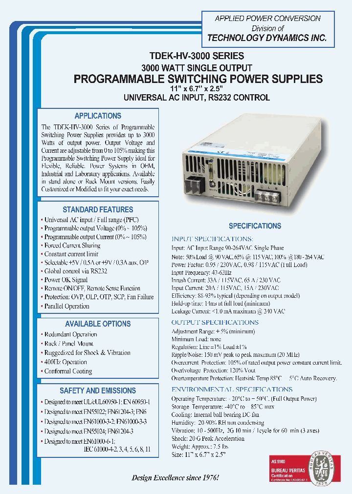 TDEK-HV-3000-150_8556228.PDF Datasheet