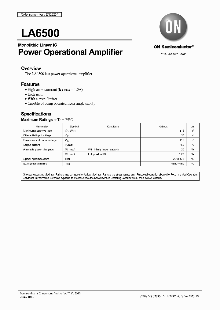 LA6500_8556293.PDF Datasheet