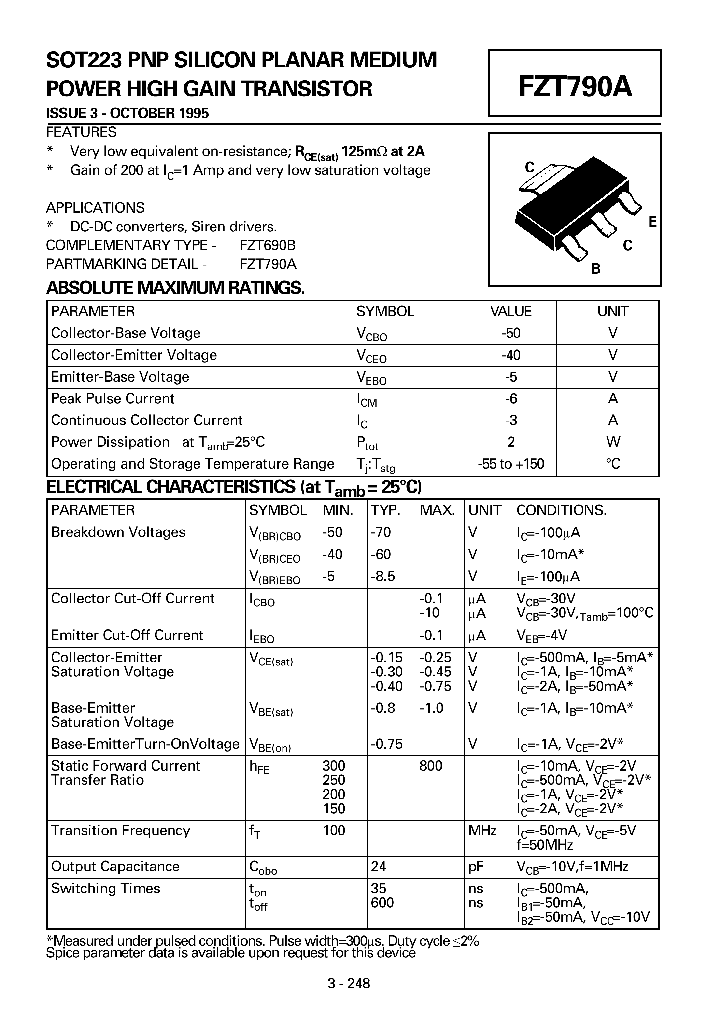 FZT790A_8558628.PDF Datasheet