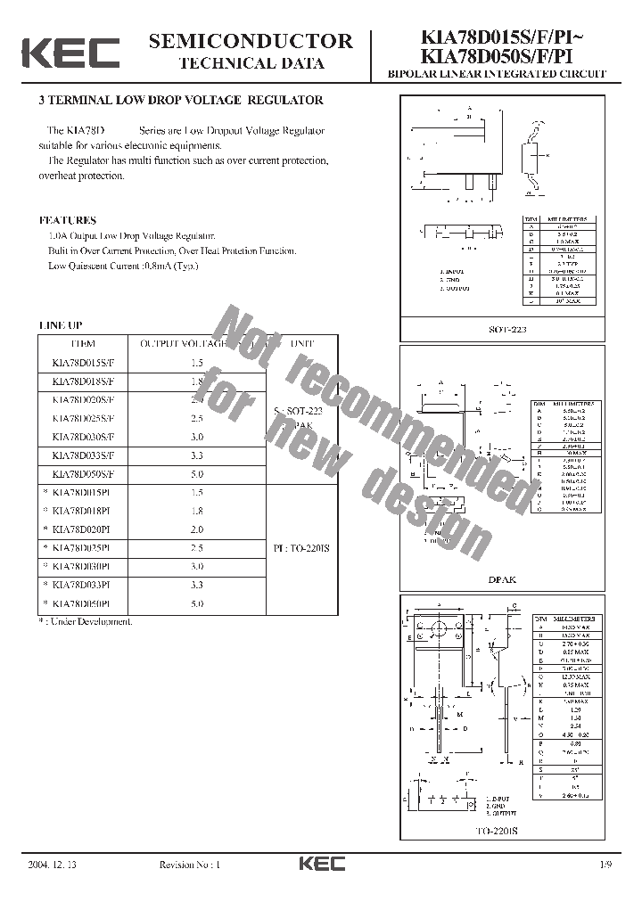 KIA78D015PI_8558895.PDF Datasheet