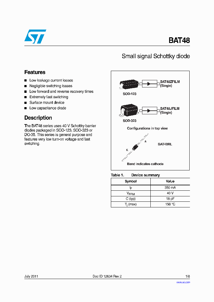 BAT48ZFILM_8558936.PDF Datasheet