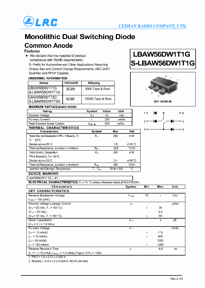 LBAW56DW1T1G-15_8559095.PDF Datasheet