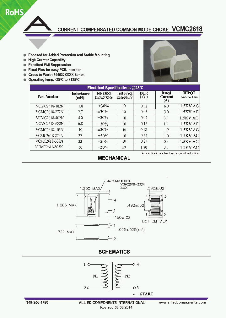 VCMC2618-182N_8560388.PDF Datasheet