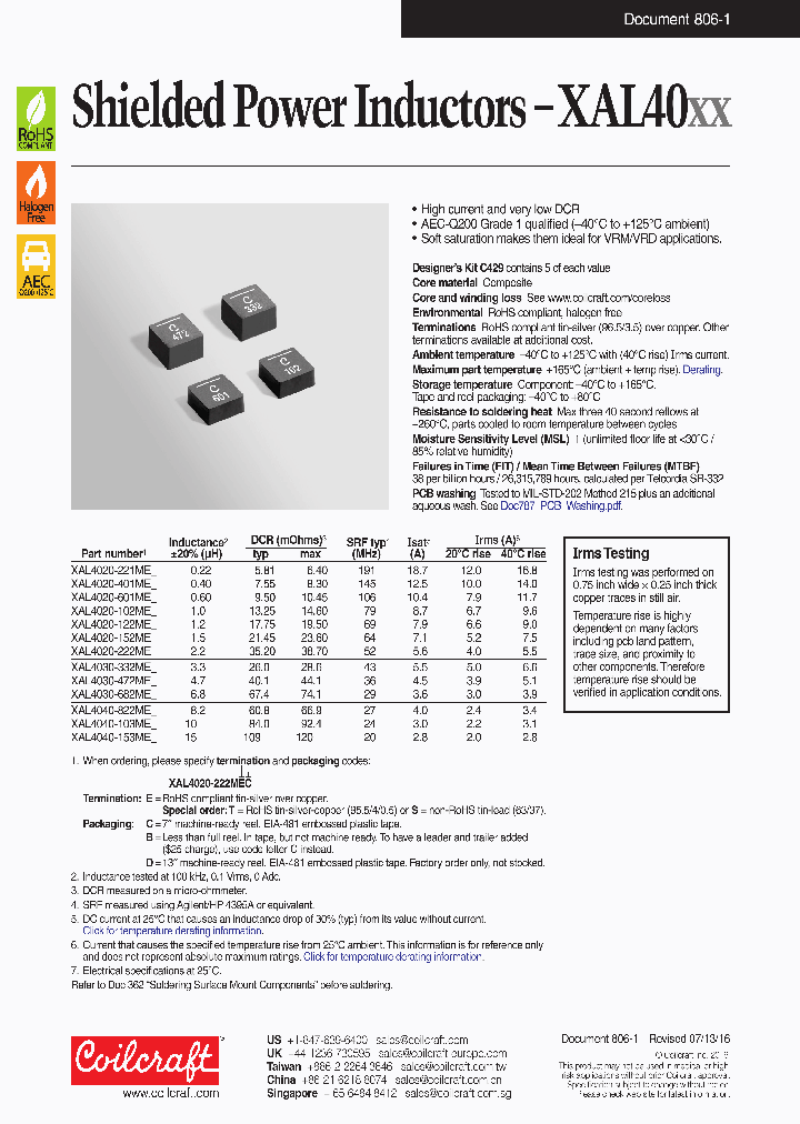 XAL4030-682MEB_8561296.PDF Datasheet