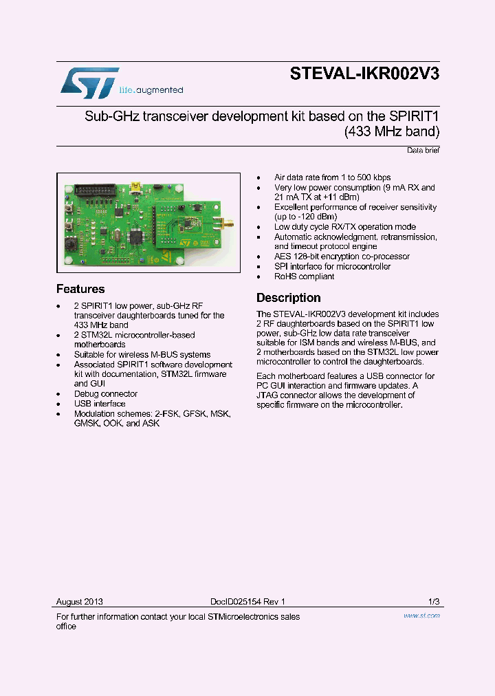 STEVAL-IKR002V3_8561518.PDF Datasheet